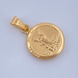 Guardian Angel Pendant 0.7gr / 3/4 in / 18K Gold