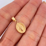 Dije Virgen Milagrosa 0.65gr / 3/4 in / Oro Amarillo 18K &