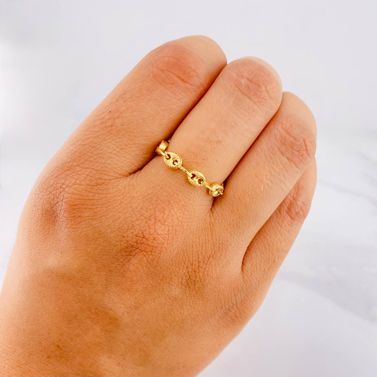 GC Diamond Cut Ring 0.85g / T6 1/2 Yellow Gold 18K