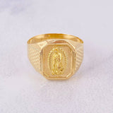 Anillo Virgen de Guadalupe 3.05g / T6 Oro Amarillo 18K