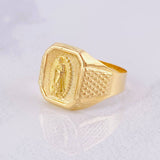 Anillo Virgen de Guadalupe 3.2g / T9 Oro Amarillo 18K