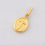 Pendant Letter T 0.6gr / 3/4 in / 18K Gold