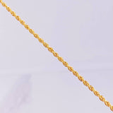 Pulso Lazo 1.55g / 7 1/4 in / 2.2mm Oro Amarillo 18K