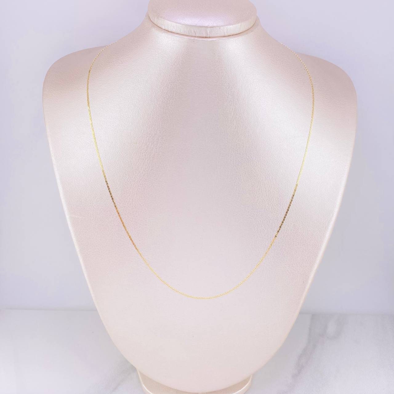Flat Anchor Chain 1.2g / 20 in / 0.95mm Yellow Gold 18K