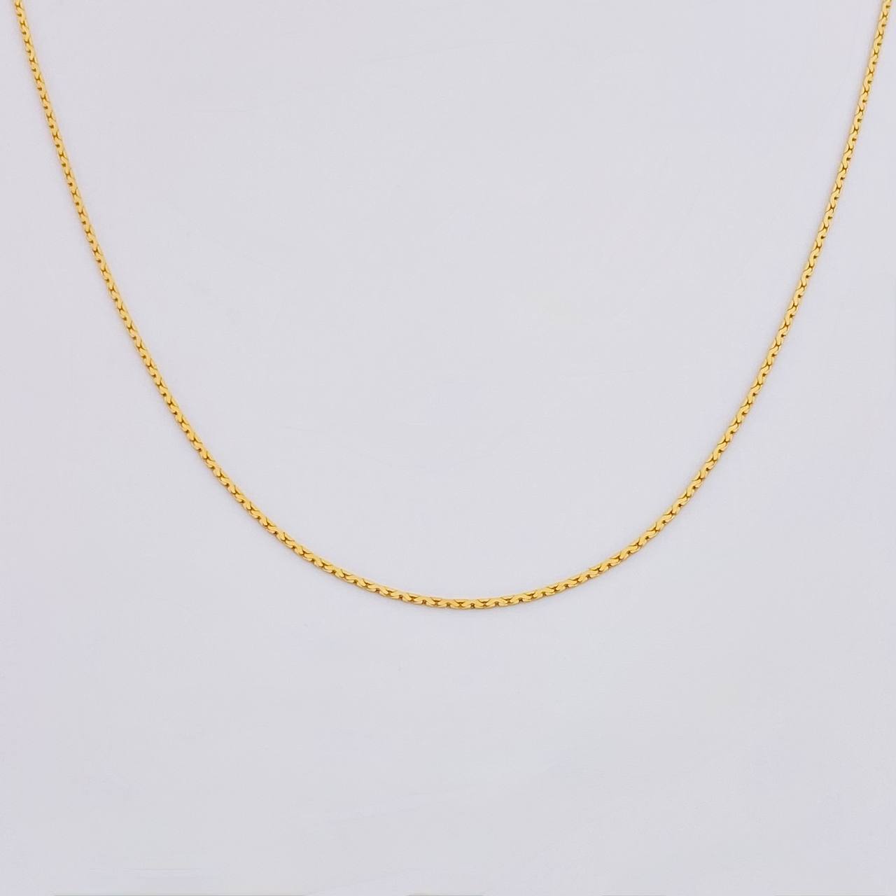 Venetian Chain 1.75 g / 18 in / 0.8 mm Yellow Gold 18K