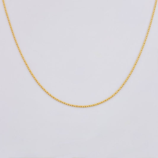 Venetian Chain 1.7 g / 18 in / 0.8 mm Yellow Gold 18K