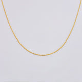 Venetian Chain 1.8 g / 17 3/4 in / 0.8 mm Yellow Gold 18K