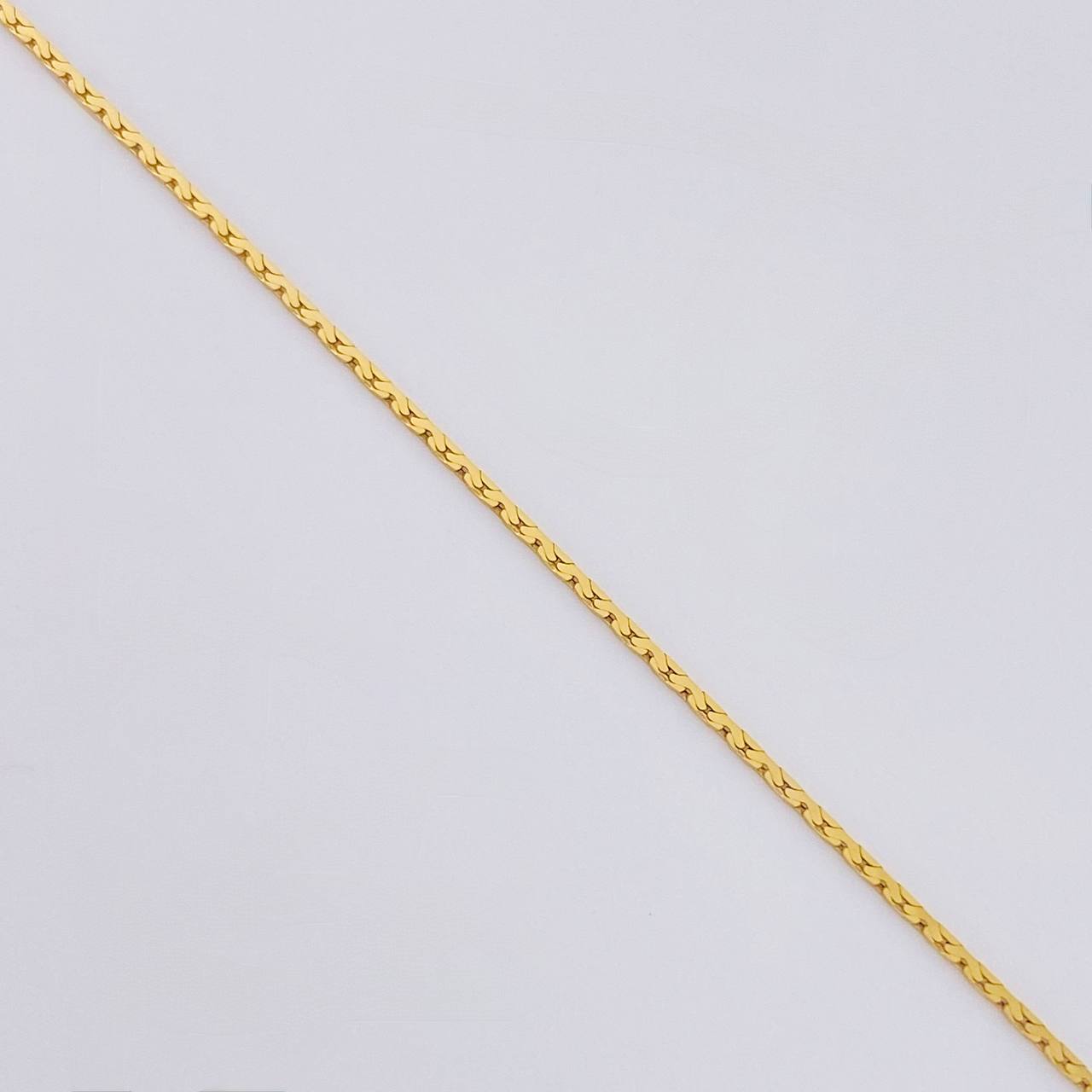 Venetian Chain 1.75 g / 17 3/4 in / 0.8 mm Yellow Gold 18K