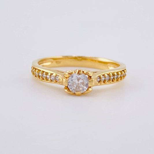 Solitaire Ring Churumbela 2.9 g / T6 3/4 Yellow Gold 18K
