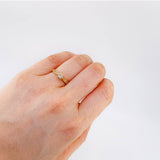 Anillo Solitario Churumbela 2.7 g / T7 Oro Amarillo 18K