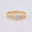 Anillo Solitario Tupido 2.95 g / T6 Oro Amarillo 18K