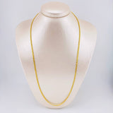 Wheat Chain 5.25 g / 23 3/4 in / 3.15 mm Yellow Gold 18K