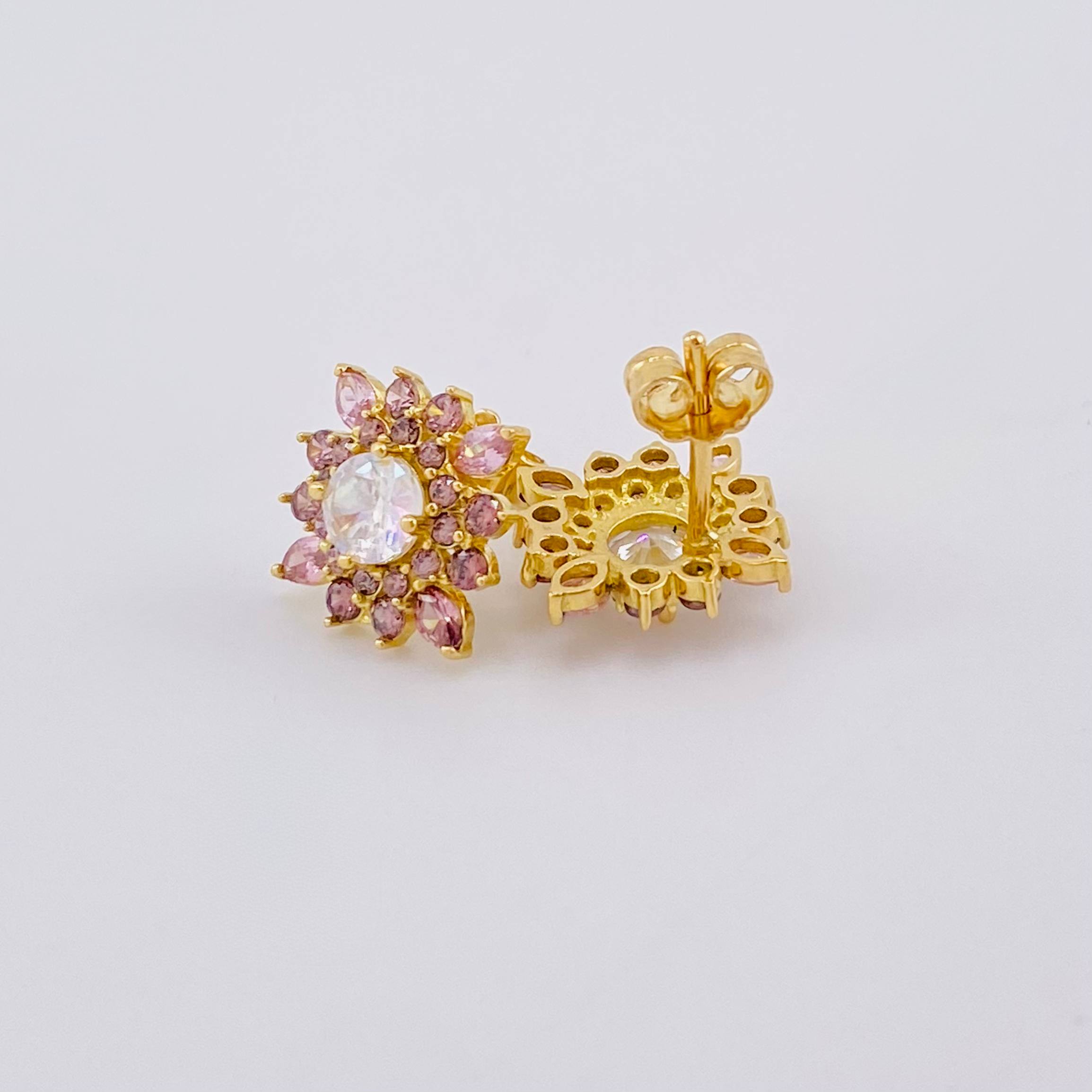 Pendant Starry Flower 2.85 g / 13.5 cm Yellow Gold 18K Nac.Esp.