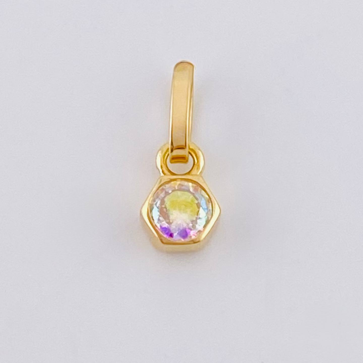 Dije Piedra 0.7 g / 1,2 cm Oro Amarillo 18K Nac.Esp.