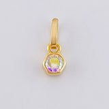 Dije Piedra 0.7 g / 1,2 cm Oro Amarillo 18K Nac.Esp.