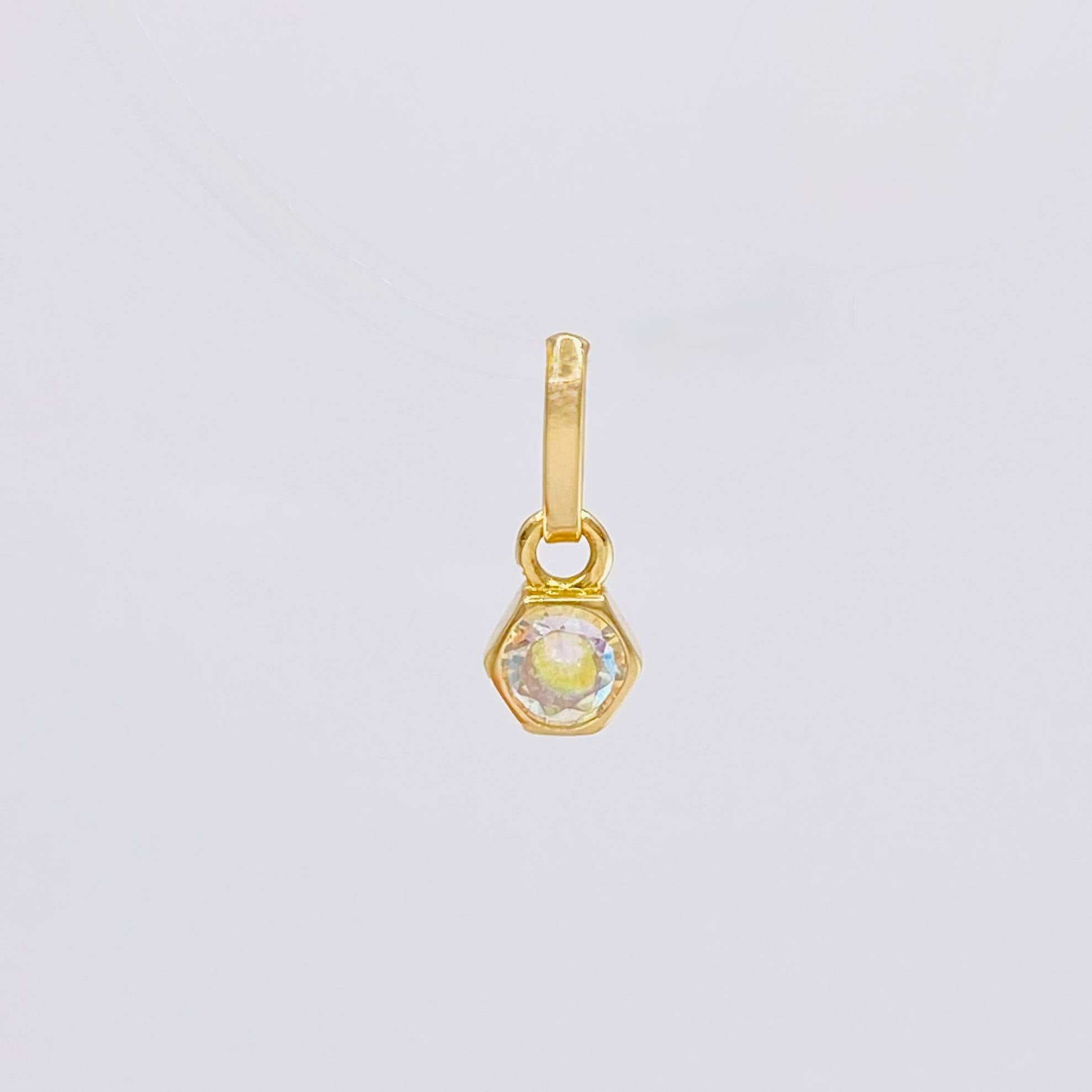 Dije Piedra 0.7 g / 1,2 cm Oro Amarillo 18K Nac.Esp.