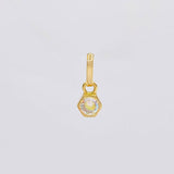 Dije Piedra 0.7 g / 1,2 cm Oro Amarillo 18K Nac.Esp.