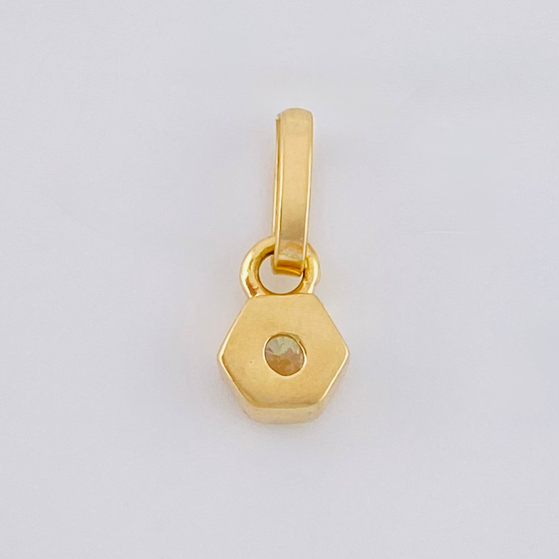 Dije Piedra 0.7 g / 1,2 cm Oro Amarillo 18K Nac.Esp.
