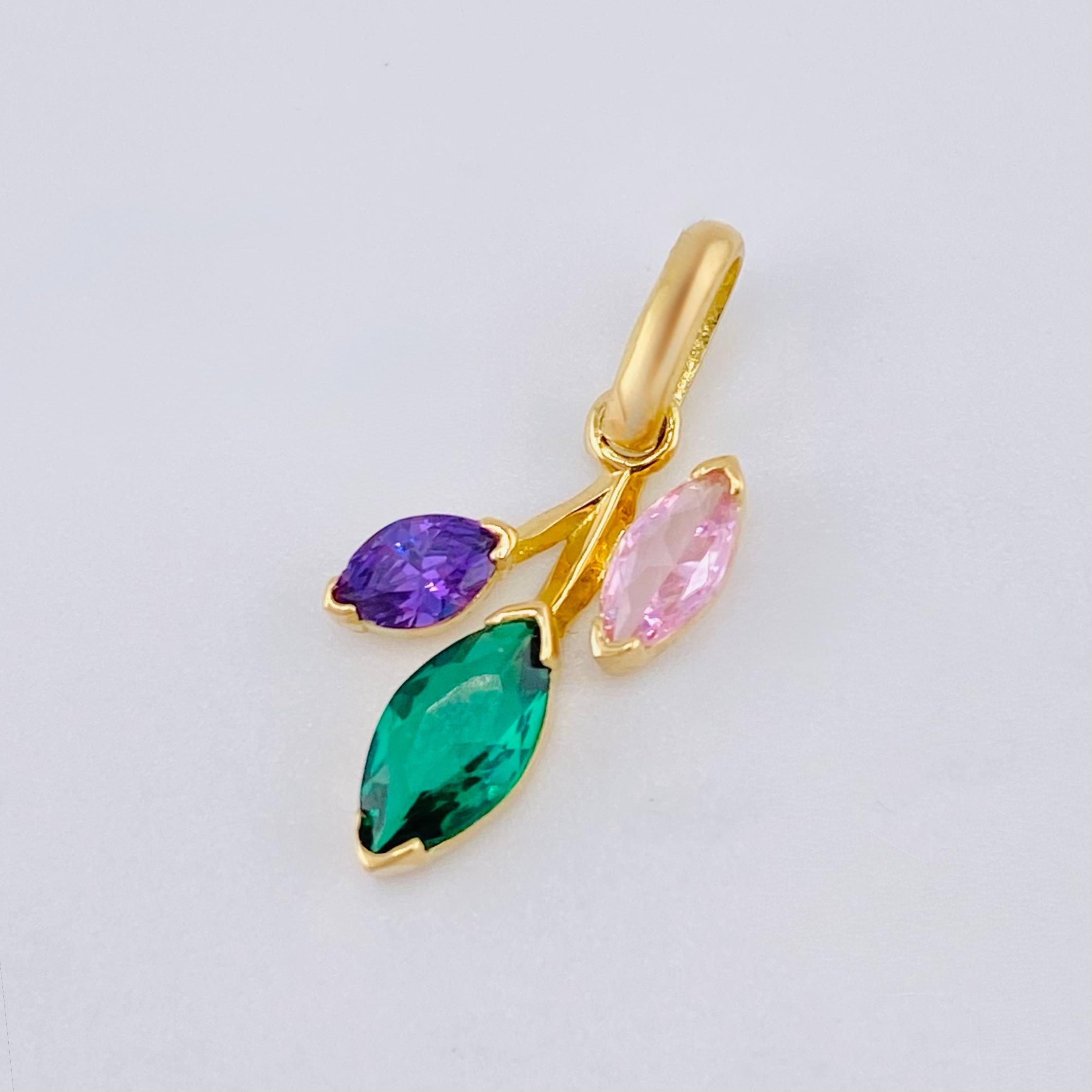 Dije Hoja Laurel Desigual 1 g / 2 cm Oro Amarillo 18K Nac.Esp.