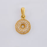 Dije Halo Brillante 1.5 g / 1,9 cm Oro Amarillo 18K Nac.Esp.