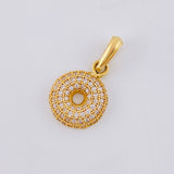 Dije Halo Brillante 1.5 g / 1,9 cm Oro Amarillo 18K Nac.Esp.