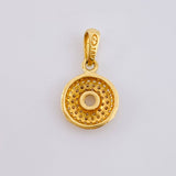 Dije Halo Brillante 1.5 g / 1,9 cm Oro Amarillo 18K Nac.Esp.