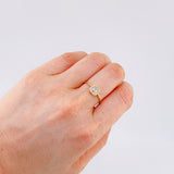 Anillo Halo 1.85 g / T8 Oro Amarillo 18K Nac.Esp.