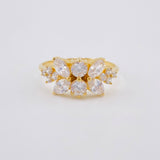 Anillo Hoja En Secuencia 2.2 g / T6 1/2 Oro Amarillo 18K Nac.Esp.
