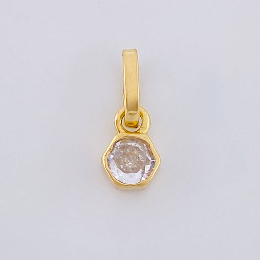 Dije Piedra 0.7 g / 1,2 cm Oro Amarillo 18K Nac.Esp.