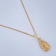 Set Cadena y Dije Veneciana + Virgen de Guadalupe 1,25gr / Oro Amarillo 18K &