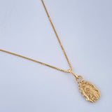 Set Cadena y Dije Veneciana + Virgen de Guadalupe 1,25gr / Oro Amarillo 18K &