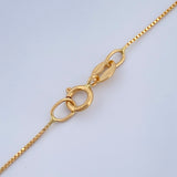 Set Cadena y Dije Veneciana + Virgen de Guadalupe 1,4gr / Oro Amarillo 18K &
