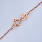 Set Cadena y Dije Veneciana + Corazon Soplado 1,55gr / Oro Rosa 18K &