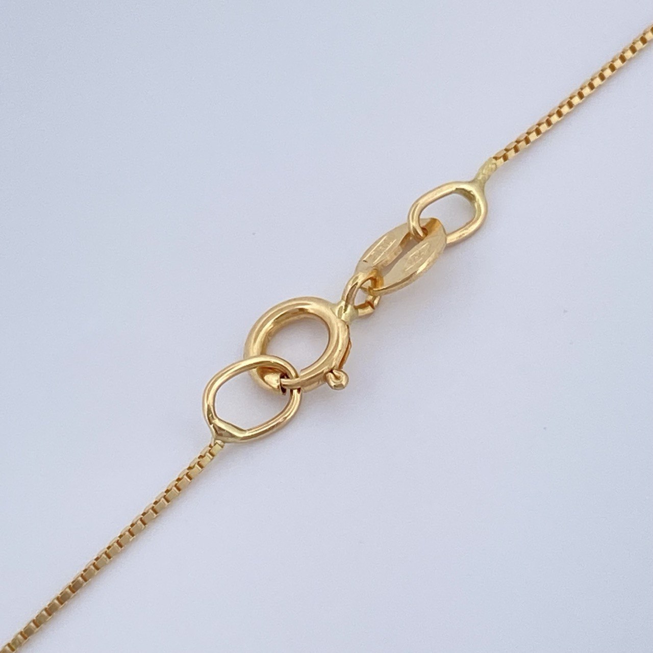 Set Cadena y Dije Veneciana + San Benito 1,35gr / Oro Amarillo 18K &