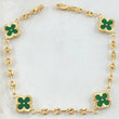 Bracelet GC Clover 4.15gr / 7.5in / 18K Gold -