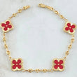 Bracelet GC Clover 6.3gr / 7.5in / 18K Gold -