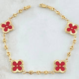 Bracelet GC Clover 6.3gr / 7.5in / 18K Gold -