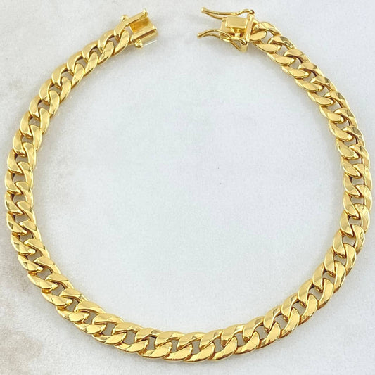 Cuban Links Bracelet 5.25gr / 7.9in / +0 18K Gold