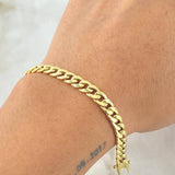 Cuban Links Bracelet 5.25gr / 7.9in / +0 18K Gold