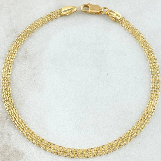Bismark Bracelet 2.5gr / 7 3/4 in / 18K Gold +1 !