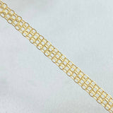 Bismark Bracelet 2.5gr / 7 3/4 in / 18K Gold +1 !