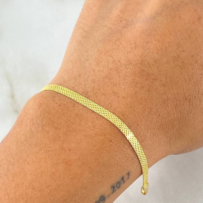 Bismark Bracelet 1.95gr / 7.3in / +1 18K Gold ©