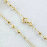 Classic Link Chain Special Trio 3.8gr / 19.7in / +3 18K Gold
