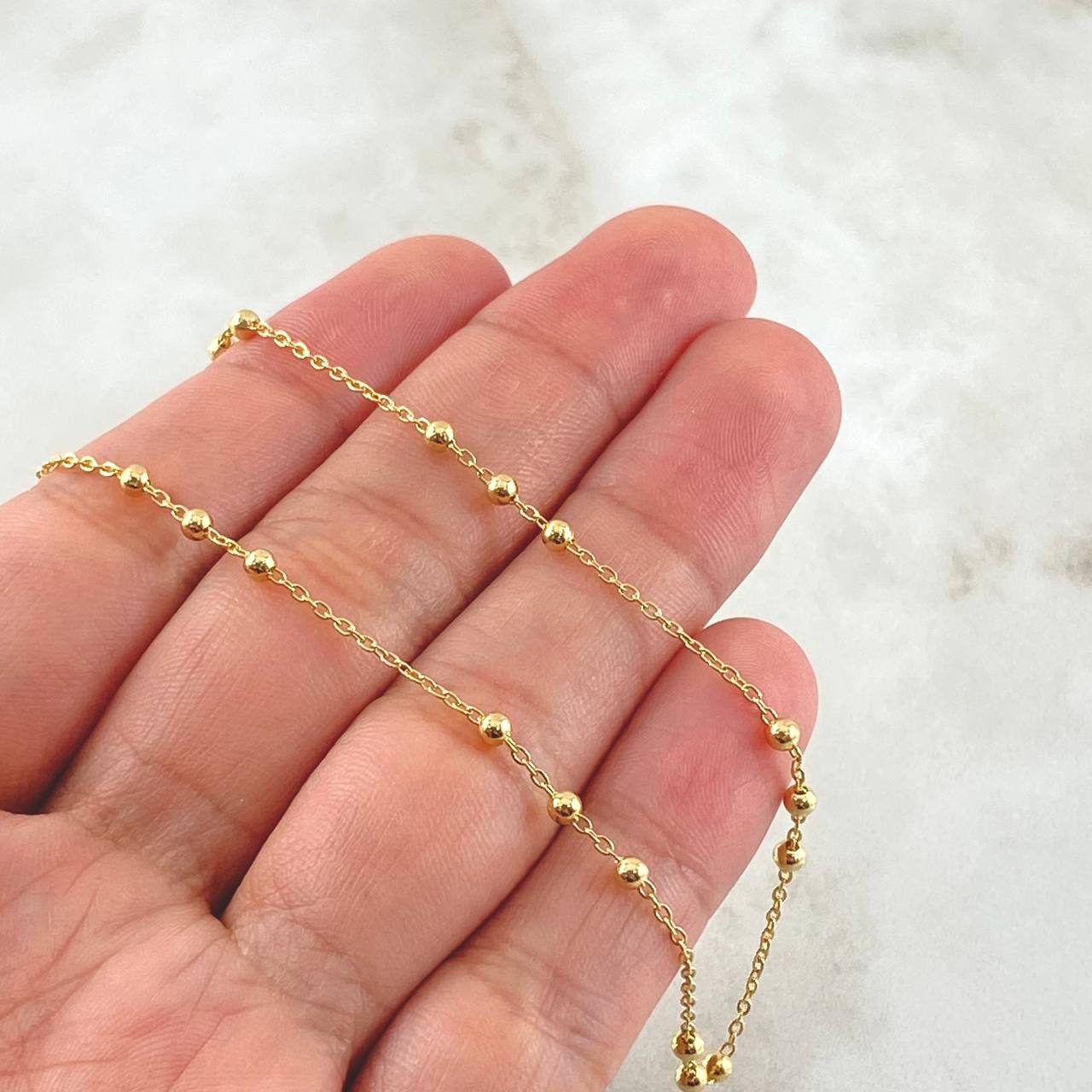 Classic Link Chain Special Trio 3.8gr / 19.7in / +3 18K Gold