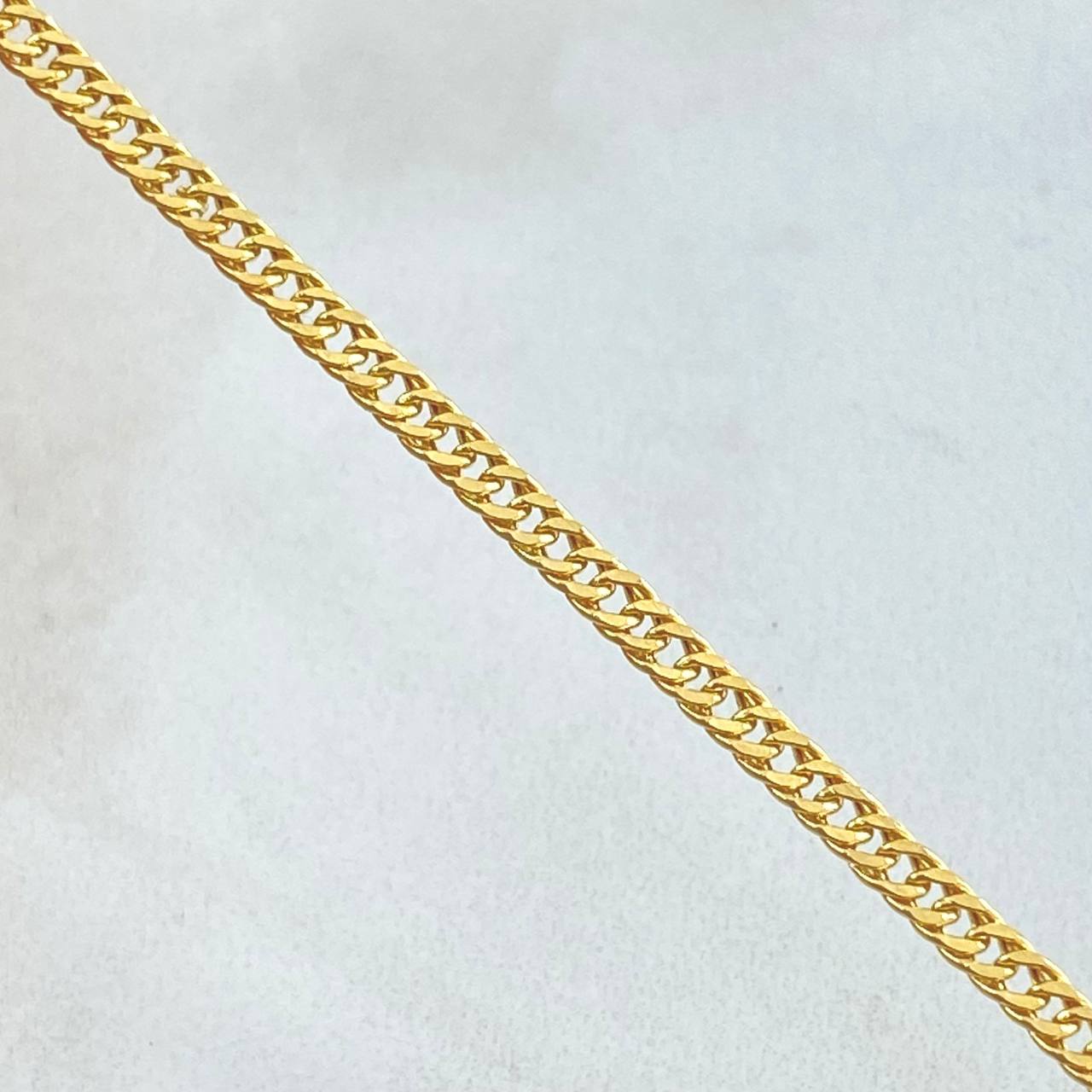 Cuban Links Reticulated 4.85gr / 60cm / +3 18K Gold