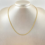 Cadena Garibaldi 2.6gr / 45cm / +3 Oro 18K