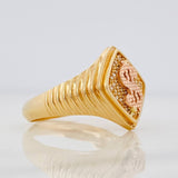 Signet Ring Weight 6.2g / T10 Yellow Gold 18K