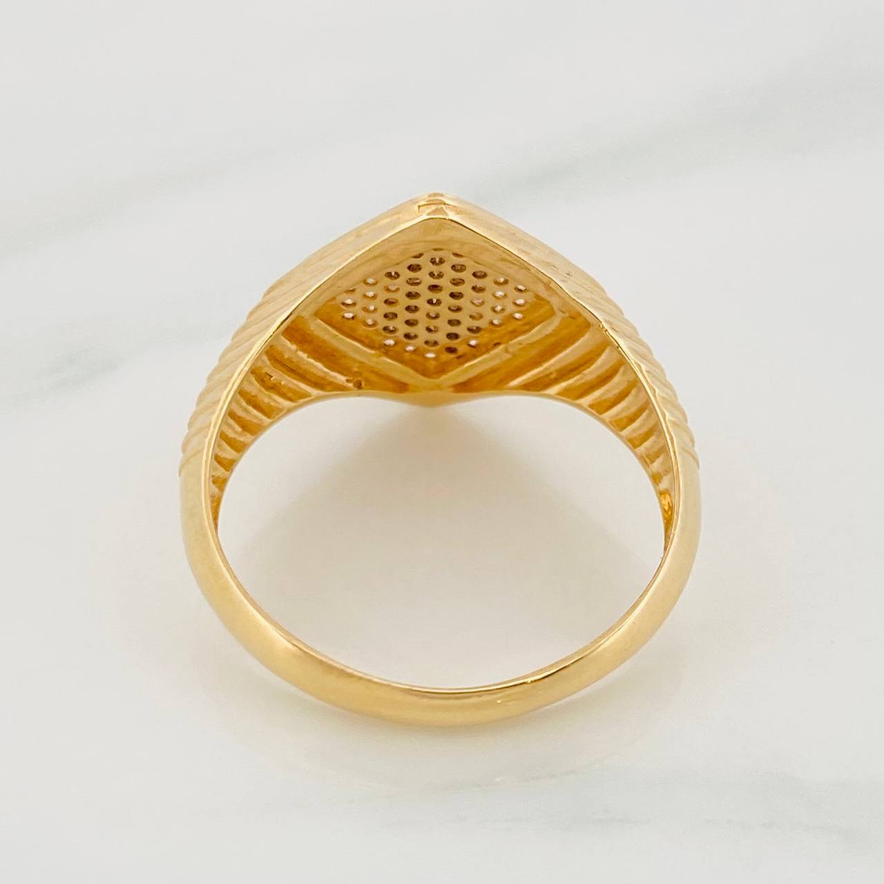 Signet Ring Weight 6.2g / T10 Yellow Gold 18K