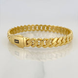Cuban Links Bracelet Infinite 15g / 7 1/2 in / 7.96mm Yellow Gold 18K