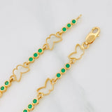 Bracelet Halo Mariposa 5.15g / 7 in / 2.7mm Yellow Gold 18K